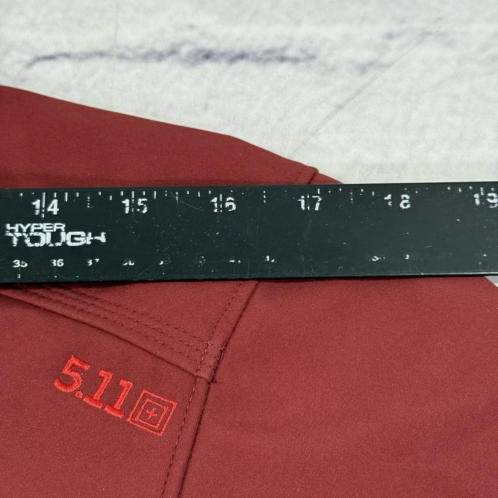 5.11 Tactical Women's Sierra‎ Softshell Jacket S Code Red Full Zip Fleece Lined